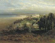 Alexei Savrasov Monastery of Caves near Nizhny Novgorod oil painting artist